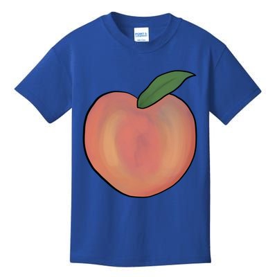 Handdrawn Peachy Delight Present Fruit Lovers Gift Kids T-Shirt