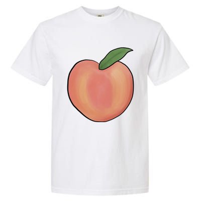 Handdrawn Peachy Delight Present Fruit Lovers Gift Garment-Dyed Heavyweight T-Shirt