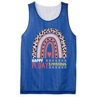 Happy Pi Day Leopard Rainbow Mathematic Math Teacher Gift Mesh Reversible Basketball Jersey Tank