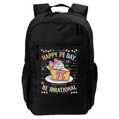 Happy Pi Day Funny Math Coach Teacher Pi Day Coquette Bow Gift Daily Commute Backpack