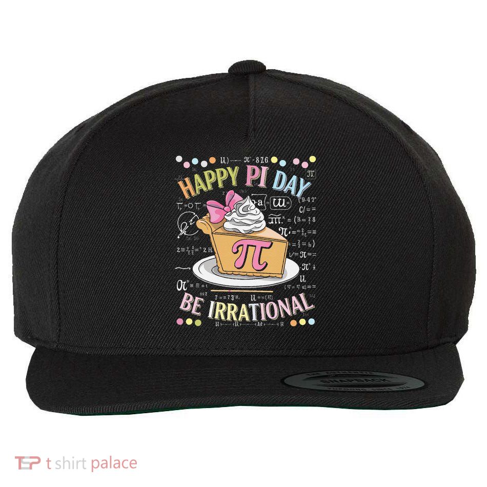 Happy Pi Day Funny Math Coach Teacher Pi Day Coquette Bow Gift Wool Snapback Cap