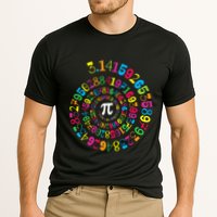 Happy Pi Day 3.14 Mathematic Math Teacher Gift Spiral Pi Day Performance Shirt