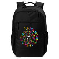 Happy Pi Day 3.14 Mathematic Math Teacher Gift Spiral Pi Day Backpack
