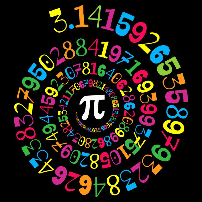 Happy Pi Day 3.14 Mathematic Math Teacher Gift Spiral Pi Day 7-Panel Snapback Hat