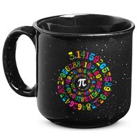 Happy Pi Day 3.14 Mathematic Math Teacher Gift Spiral Pi Day 15oz Campfire Ceramic Mug