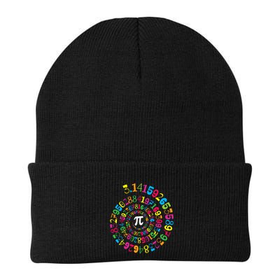 Happy Pi Day 3.14 Mathematic Math Teacher Gift Spiral Pi Day Beanie