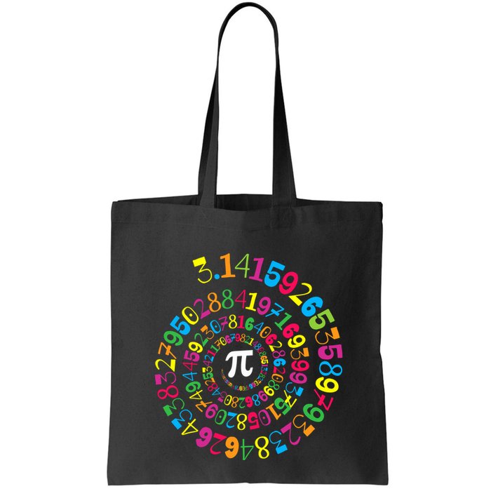 Happy Pi Day 3.14 Mathematic Math Teacher Gift Spiral Pi Day Bag