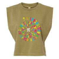 Happy Pi Day 3.14 Mathematic Math Teacher Gift Spiral Pi Day Garment-Dyed Women's Muscle Tee