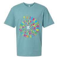 Happy Pi Day 3.14 Mathematic Math Teacher Gift Spiral Pi Day Sueded Cloud Jersey T-Shirt