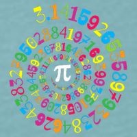 Happy Pi Day 3.14 Mathematic Math Teacher Gift Spiral Pi Day Sueded Cloud Jersey T-Shirt