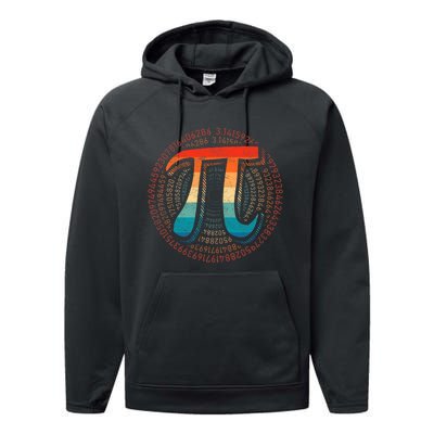 Happy Pi Day 3.14 Pi Day Math Lover Teacher Mathematics Performance Fleece Hoodie