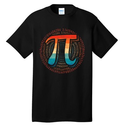 Happy Pi Day 3.14 Pi Day Math Lover Teacher Mathematics Tall T-Shirt