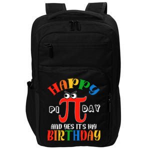 Happy Pi Day March 14th Birthday Funny Great Gift Impact Tech Backpack