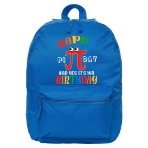 Happy Pi Day March 14th Birthday Funny Great Gift 16 in Basic Backpack