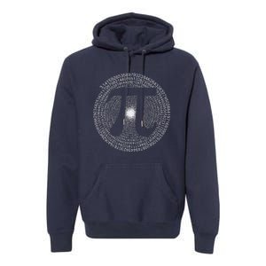 Happy Pi Day 3.14 Mathematic Math Teacher Gift Spiral Pi Day Premium Hoodie