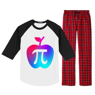 Happy Pi Day Cute Apple Pie 3.14 Funny Science Math Teacher Raglan Sleeve Pajama Set