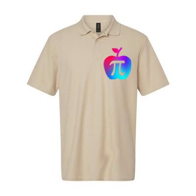 Happy Pi Day Cute Apple Pie 3.14 Funny Science Math Teacher Softstyle Adult Sport Polo