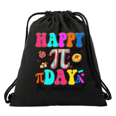 Happy Pi Day Funny Math Coach Teacher Pi Day Drawstring Bag