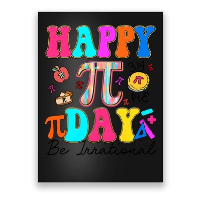 Happy Pi Day Funny Math Coach Teacher Pi Day Poster