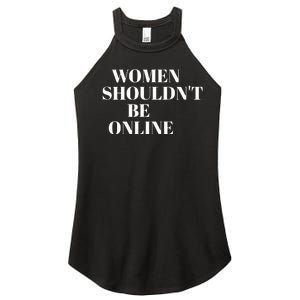 H Pearl Davis Women Shouldn’T Be Online Women's Perfect Tri Rocker Tank