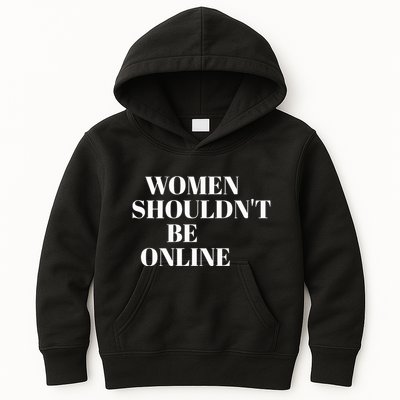 H Pearl Davis Women Shouldn’T Be Online Kids Hoodie
