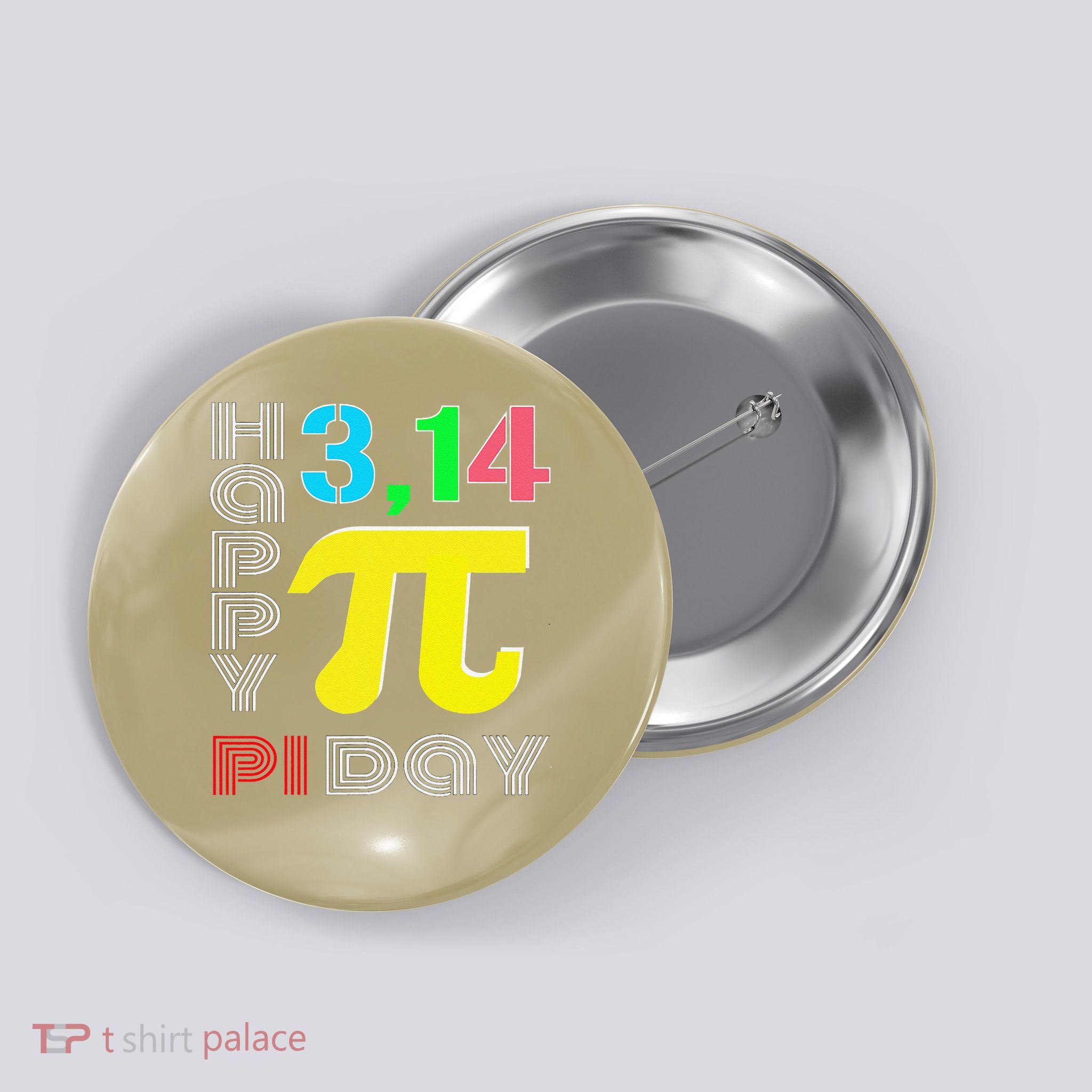 Happy Pi Day Math Lovers Fun Graphic Button