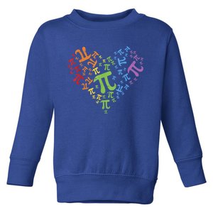 Heart Pi Day Funny Graphic Math Teacher Meaningful Gift Toddler Sweatshirt