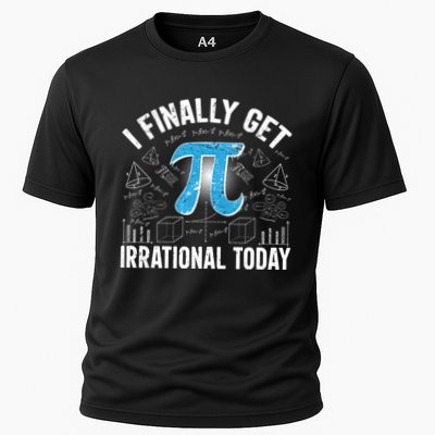 Happy Pi Day March 14 I Finally Get Irrational Today Cooling Performance Crew T-Shirt