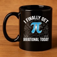 Happy Pi Day March 14 I Finally Get Irrational Today 11oz C Handle Ceramic Mug