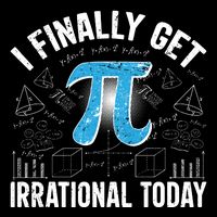 Happy Pi Day March 14 I Finally Get Irrational Today Cooling Performance Long Sleeve Crew
