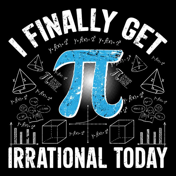 Happy Pi Day March 14 I Finally Get Irrational Today Cooling Performance Long Sleeve Crew