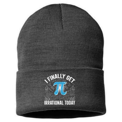Happy Pi Day March 14 I Finally Get Irrational Today Sustainable Knit Beanie