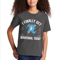 Happy Pi Day March 14 I Finally Get Irrational Today Kids T-Shirt