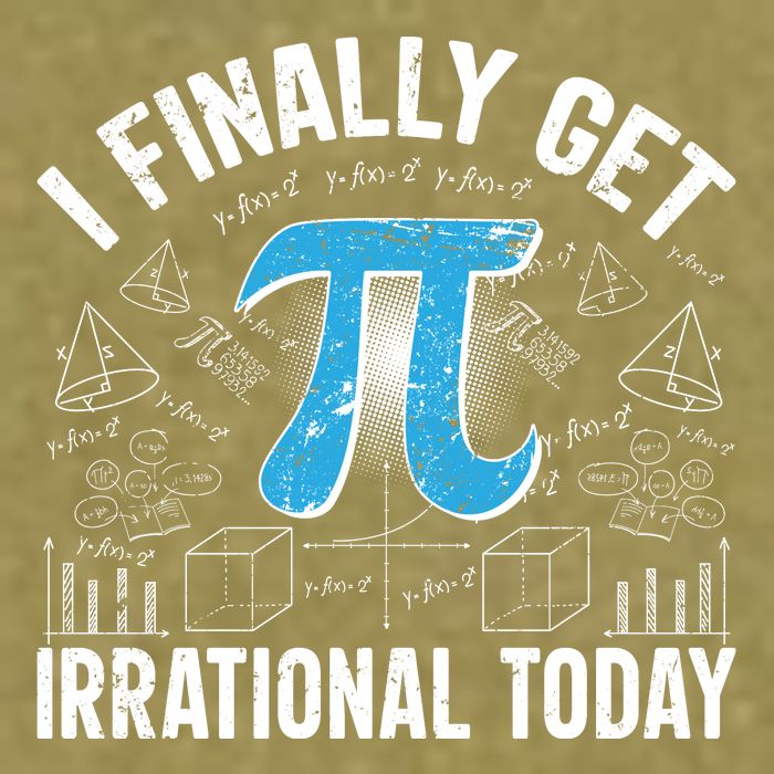 Happy Pi Day March 14 I Finally Get Irrational Today Garment-Dyed Women's Muscle Tee