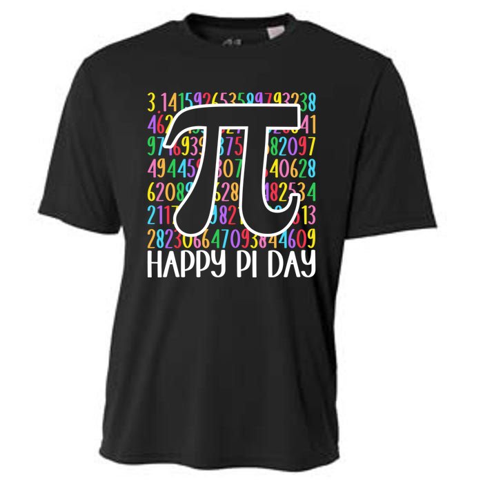 Happy Pi Day Math Teachers Student Professor Pi Day Cooling Performance Crew T-Shirt