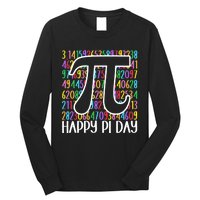 Happy Pi Day Math Teachers Student Professor Pi Day Long Sleeve Shirt