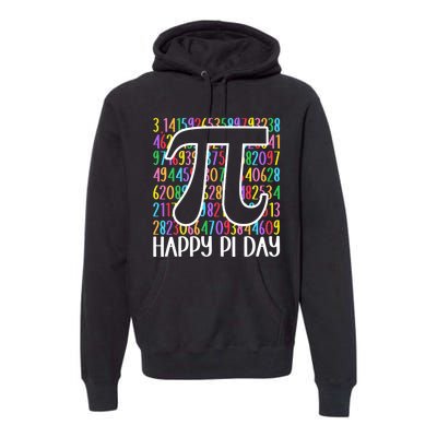 Happy Pi Day Math Teachers Student Professor Pi Day Premium Hoodie