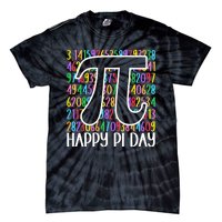 Happy Pi Day Math Teachers Student Professor Pi Day Tie-Dye T-Shirt