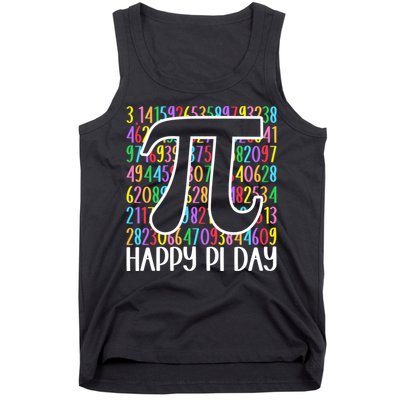 Happy Pi Day Math Teachers Student Professor Pi Day Tank Top