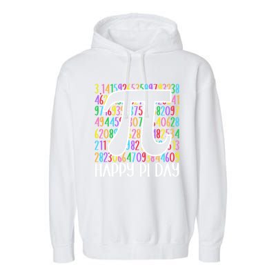 Happy Pi Day Math Teachers Student Professor Pi Day Garment-Dyed Fleece Hoodie