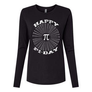 Happy Pi Day Math Spiral Pi Meaningful Gift Womens Cotton Relaxed Long Sleeve T-Shirt