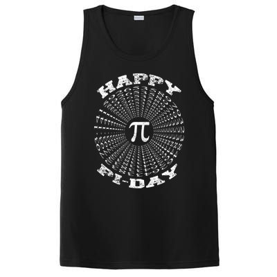 Happy Pi Day Math Spiral Pi Meaningful Gift PosiCharge Competitor Tank