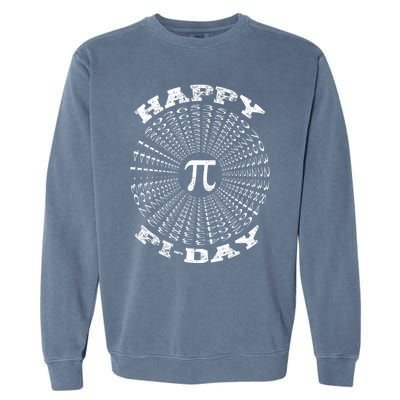 Happy Pi Day Math Spiral Pi Meaningful Gift Garment-Dyed Sweatshirt