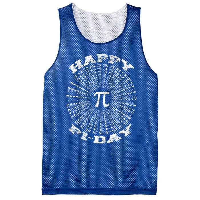 Happy Pi Day Math Spiral Pi Meaningful Gift Mesh Reversible Basketball Jersey Tank