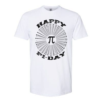 Happy Pi Day Math Spiral Pi Meaningful Gift Softstyle CVC T-Shirt