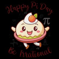 Happy Pi Day Be Irrational Funny Math Geek Kawaii Pie Flat Bill Trucker Hat