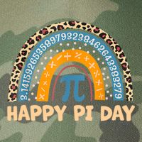 Happy Pi Day Leopard Rainbow Legacy Tie Dye Trucker Hat
