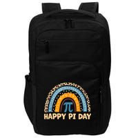 Happy Pi Day Leopard Rainbow Impact Tech Backpack