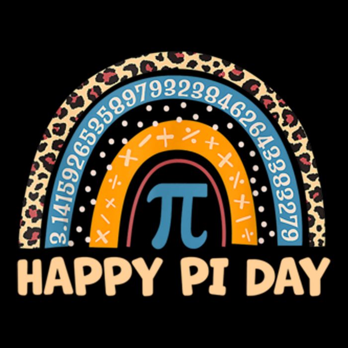 Happy Pi Day Leopard Rainbow Impact Tech Backpack