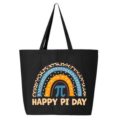 Happy Pi Day Leopard Rainbow 25L Jumbo Tote